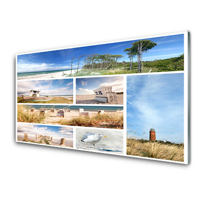 Üvegkép Nyomtatás Képeslap a tengerből