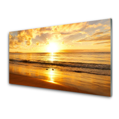 Üvegkép Falra Napkelte-tenger