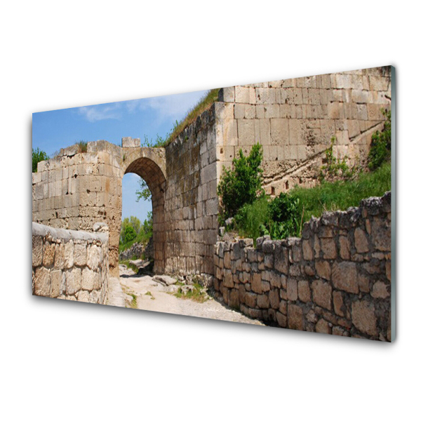 Üvegkép Nyomtatás Ruins View