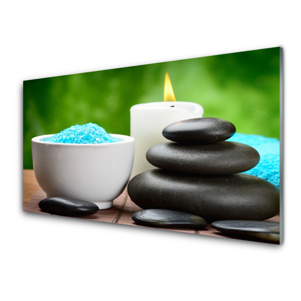 Üvegkép Nyomtatás Salt Spa gyertya