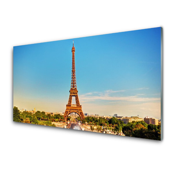 Üvegfotó Párizs Eiffel-torony
