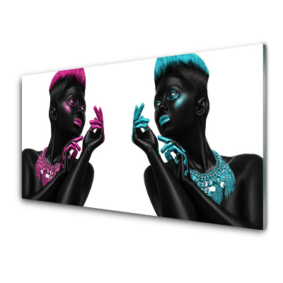 Egyedi Üvegkép Karakterek Pink Blue