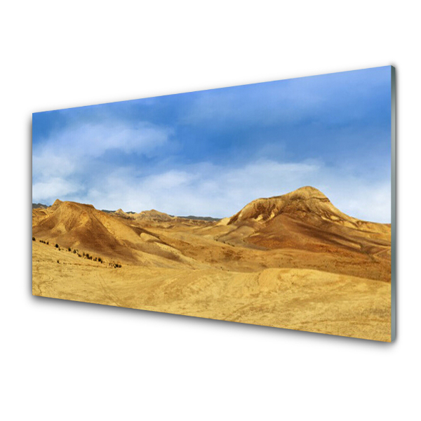 Üvegkép Nyomtatás Desert Hill Sky