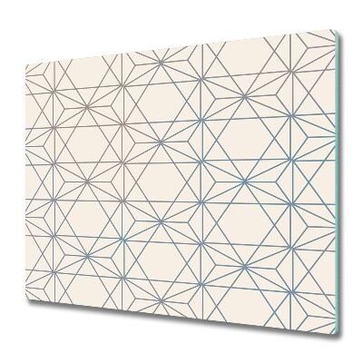 Főzőlap Védő Üveglap Geometriai minták