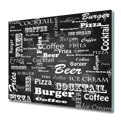 Tűzhely Védő Menü feliratok