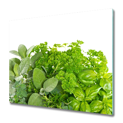 Üveg Vágódeszka Csokor gyógynövény