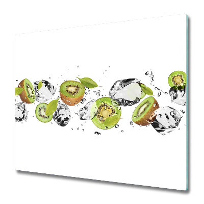 Üveg Vágódeszka Kiwi és víz