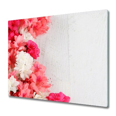 Főzőlap Védő Üveglap Korall virágok