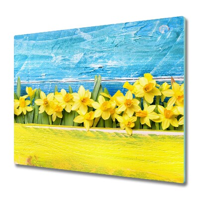 Üveg Vágódeszka Virágzó nárcisz