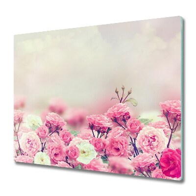 Üveg Tűzhelyvédő Vadrózsa bokor