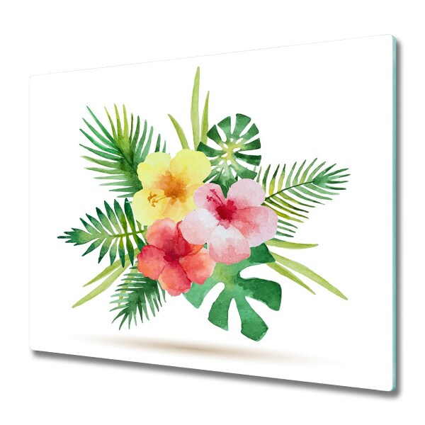 Főzőlap Védő Üveglap Hawaii csokor