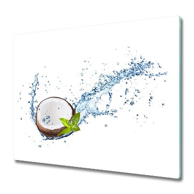 Üveg Vágódeszka Kókusz vízben