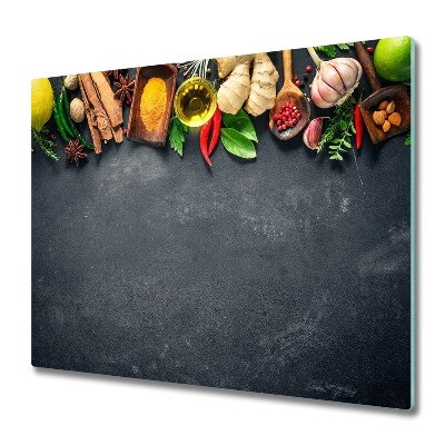 Főzőlap Védő Üveglap Konyhai gyógynövények és fűszerek