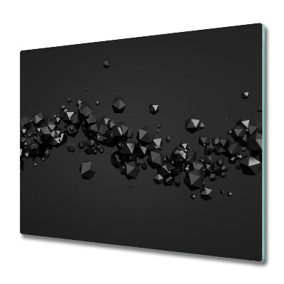 Üveg Vágódeszka 3D részecske absztrakció