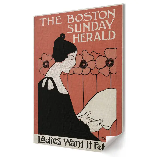 Stílusos nő Bostonban plakát