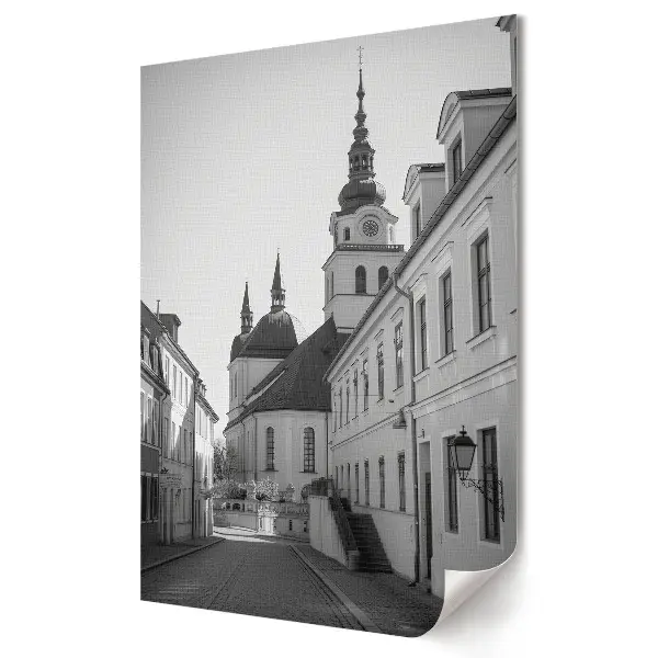 Az óváros varázsa monokróm plakát