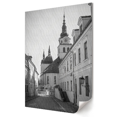 Az óváros varázsa monokróm plakát