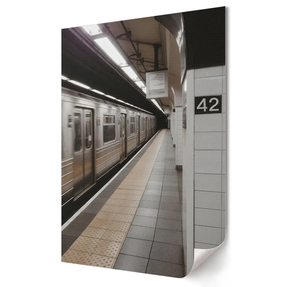 A metróállomás varázsa a városban plakát