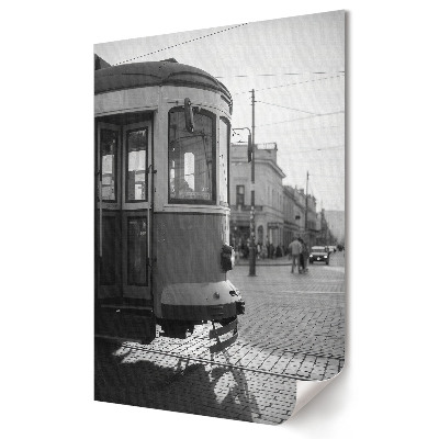 Történelmi villamos az óvárosban faliposzter