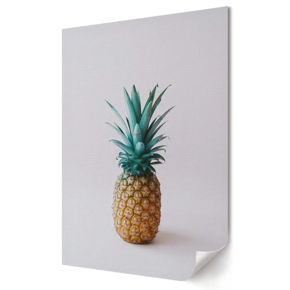 Színes ananász mintás minimalista plakát