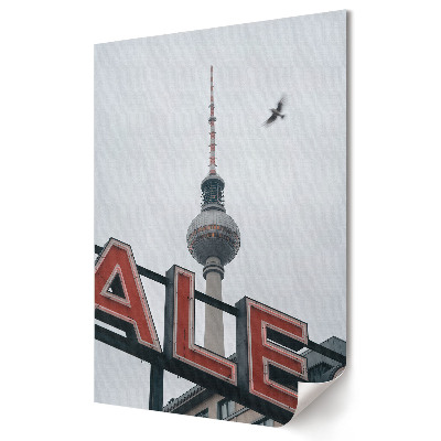 Berlin poszter: TV-torony és madár