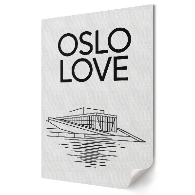 Oslo Szerelem a modern építészetben poszter nyomtatás