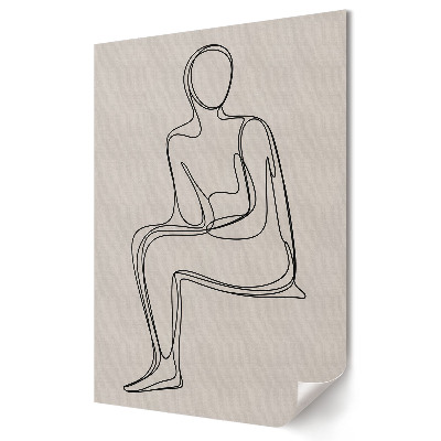 Plakát poszter Minimalista vonalas ábra