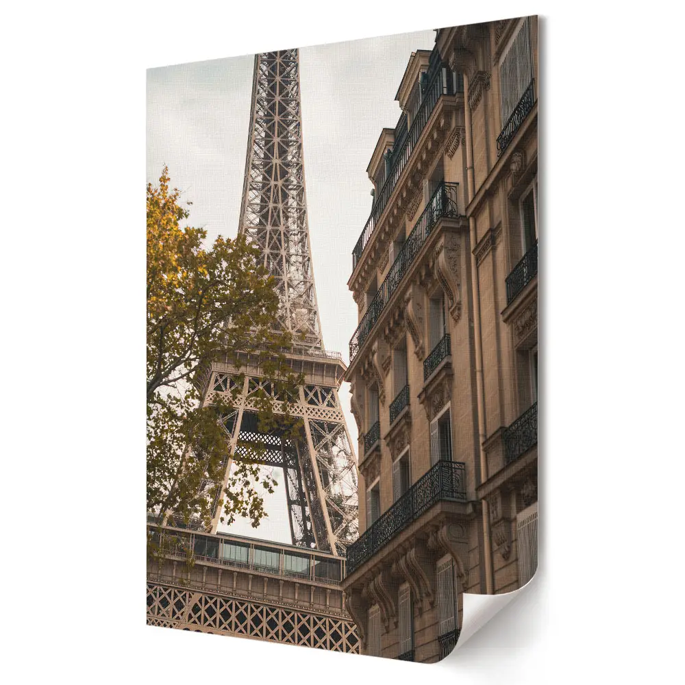 Párizs varázsa fali poszter az Eiffel-toronnyal őszi hangulatban