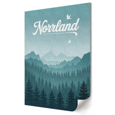 Norrland hegyvidéki tájainak varázsa poszter