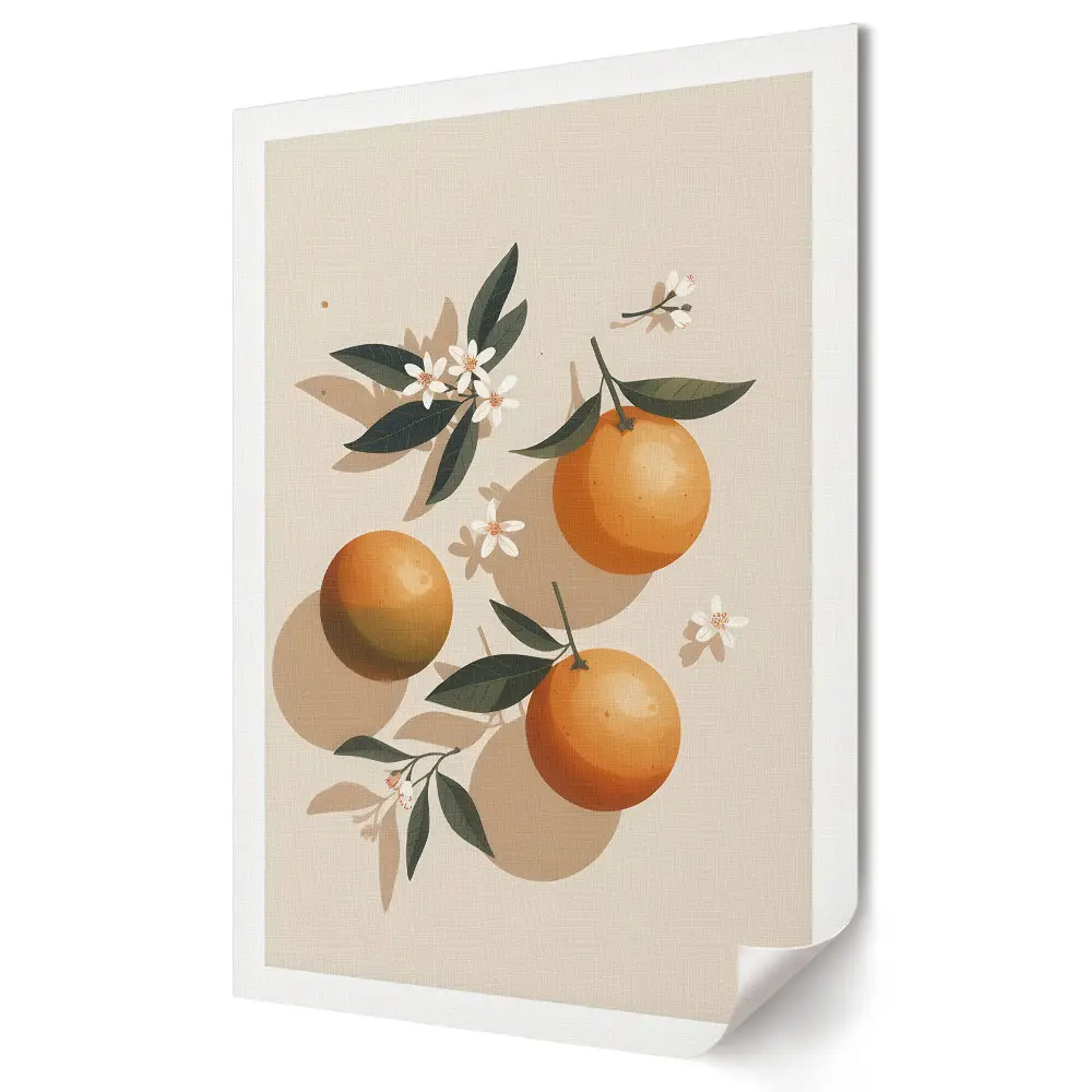 citrusfélék virágos díszítéssel