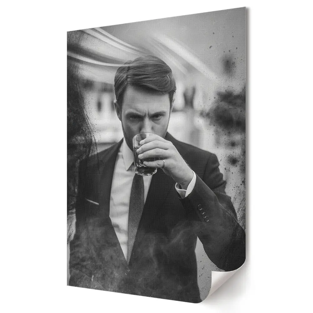 Elegancia fekete-fehérben fali poszter