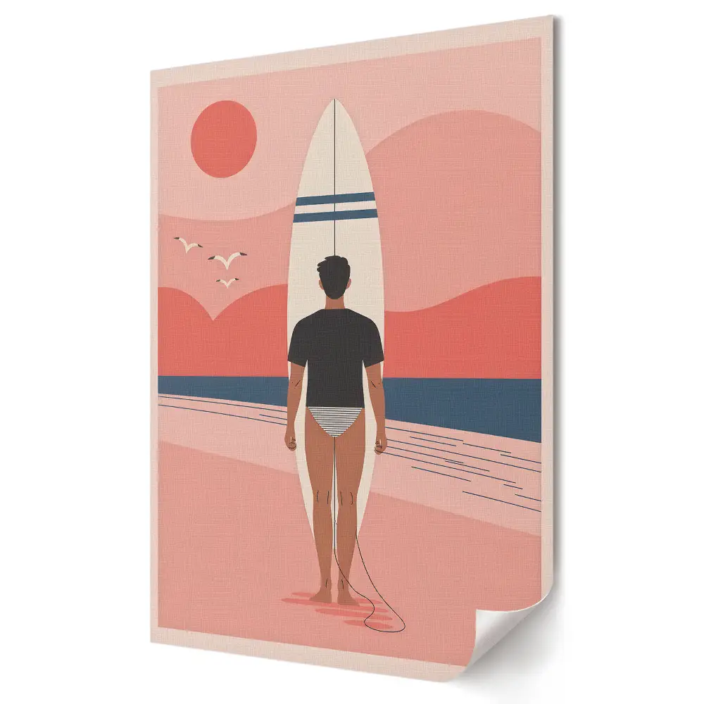 Szörfözési álmok a Sunset Beachen poszter