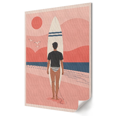 Plakát poszter Szörfözési álmok a Sunset Beachen