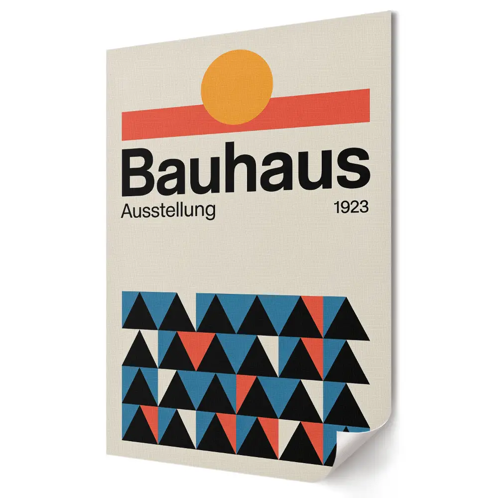 Bauhaus 1923 Geometria és szín poszter