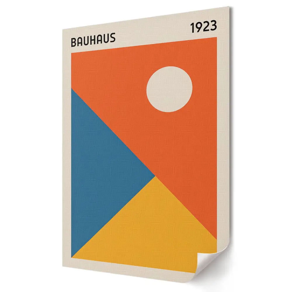 Bauhaus 1923 Színek és geometria fali poszter