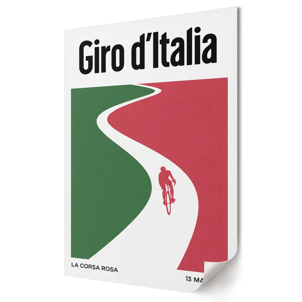 Giro d'Italia A kerékpározás útja a dicsőséghez plakát