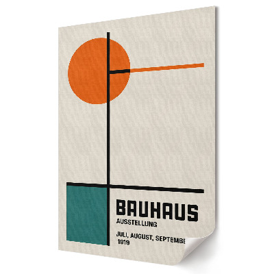Fali poszter Bauhaus: Művészeti és Design Kiállítás 1919