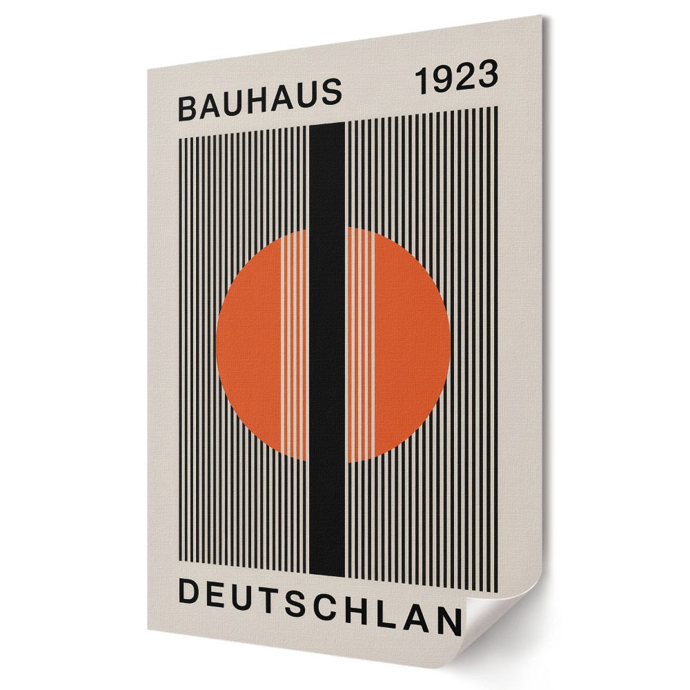 Fali poszter Bauhaus 1923: Geometria és szín