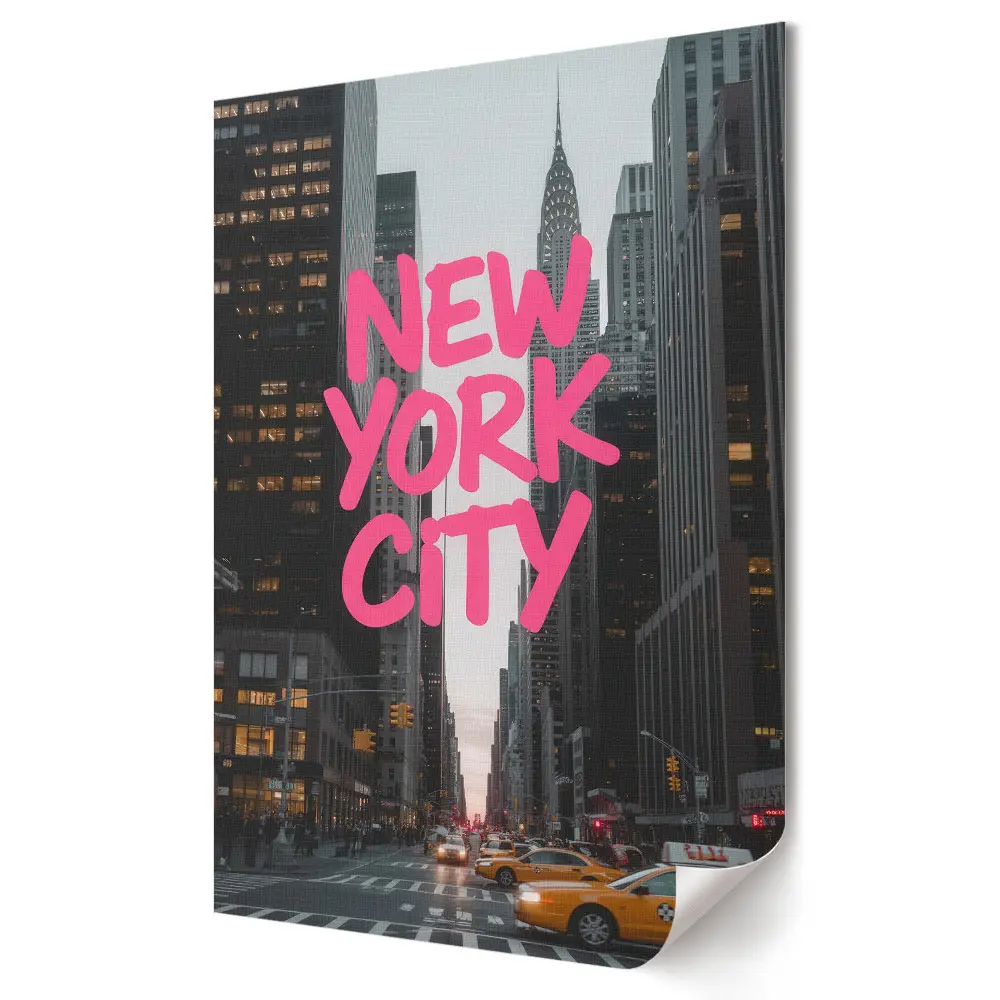 Modern New York hangulatú plakát