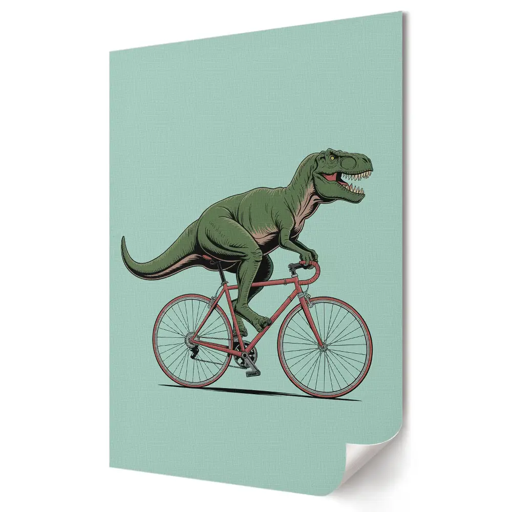 Dinoszaurusz biciklin plakát
