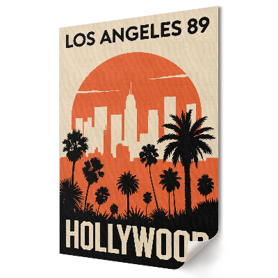 Plakát nyomtatás Hangulatos 1980-as évekbeli Los Angeles.