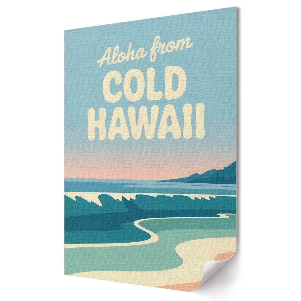 Fali poszter Aloha a hideg Hawaiiról