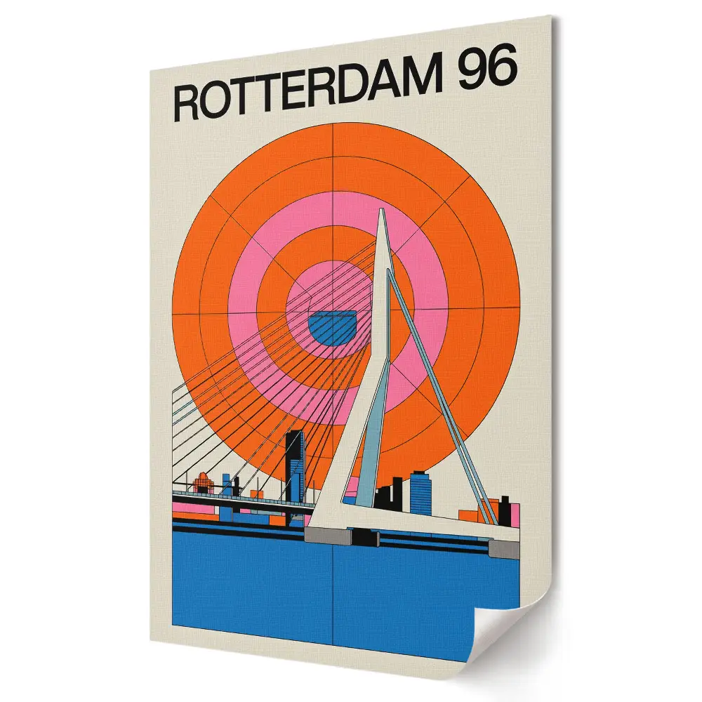 Rotterdam modern építészete fali poszter 96