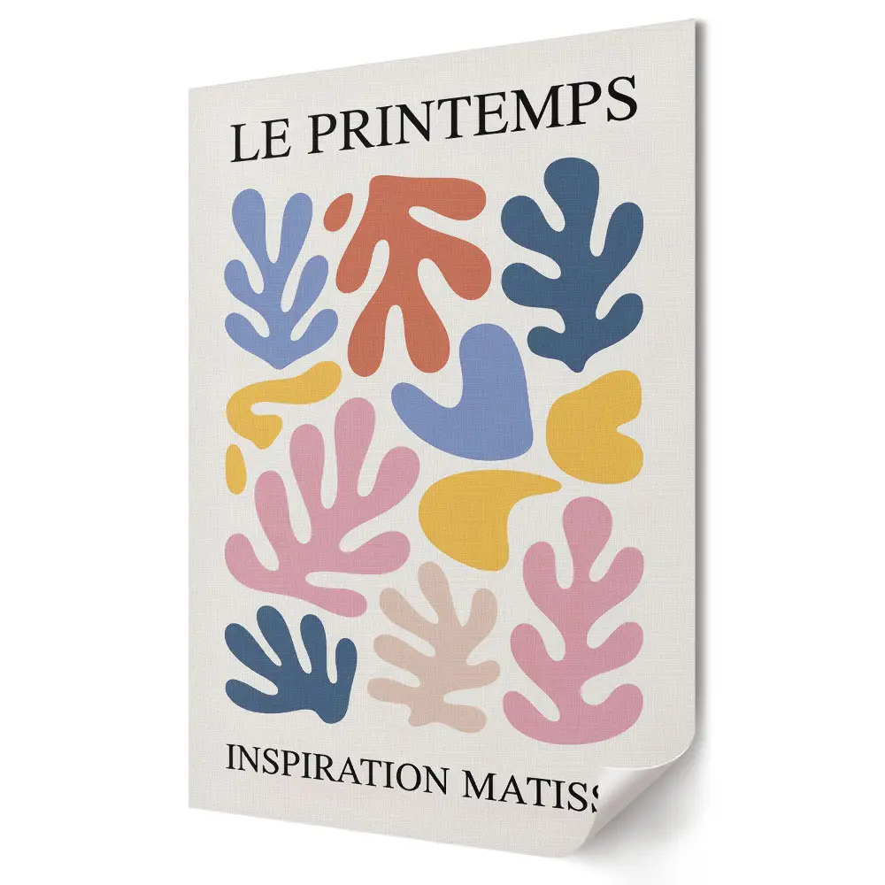 Tavaszi inspirációk Matisse stílusú poszter
