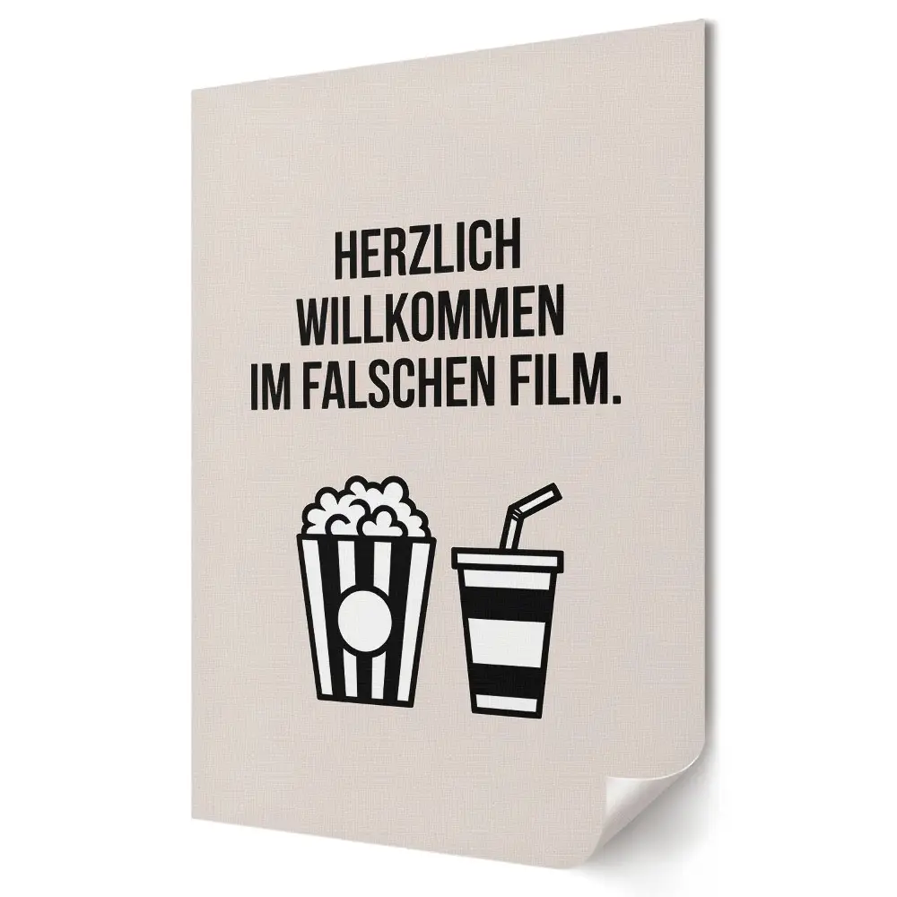 Köszöntés a rossz filmben plakátnyomtatás