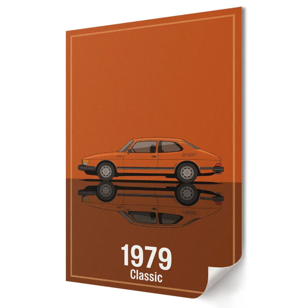 1979-es klasszikus autó poszter