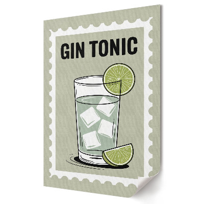 Fali poszter Frissítő gin lime-mal