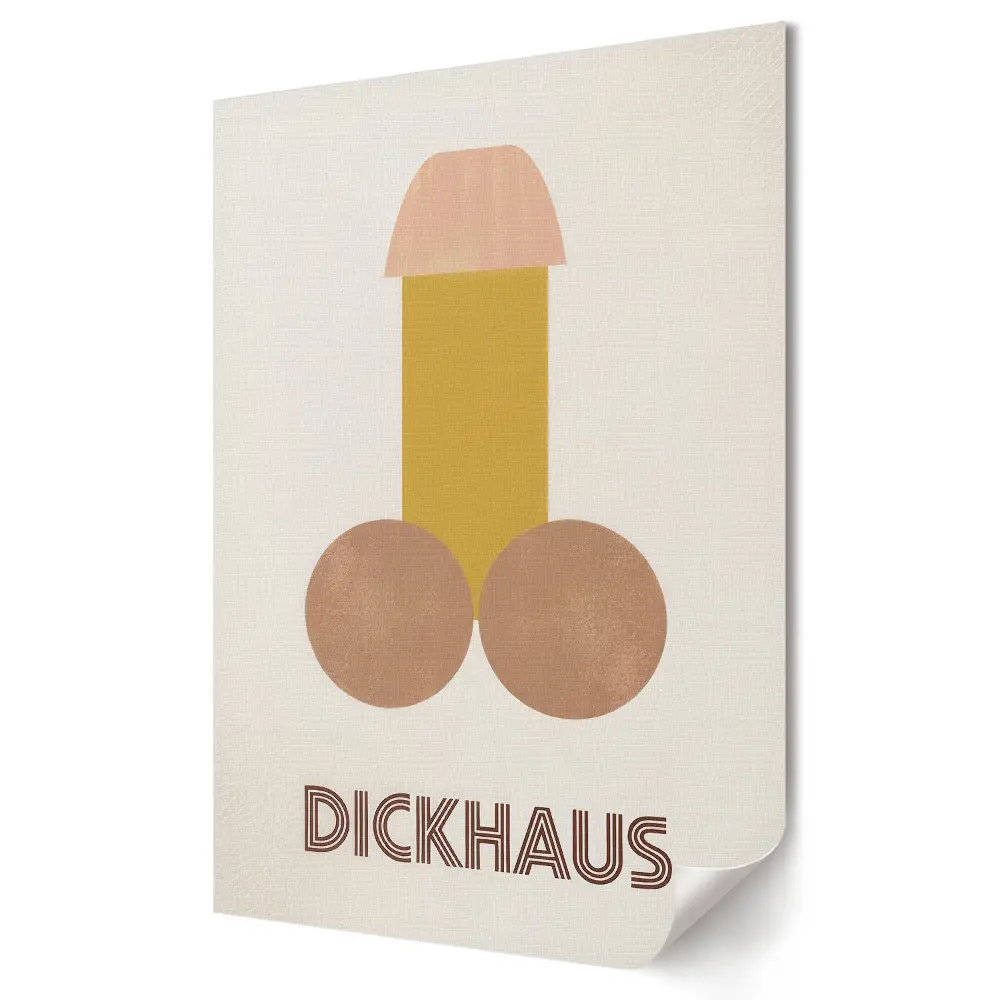 Humoros erotikus grafika poszter