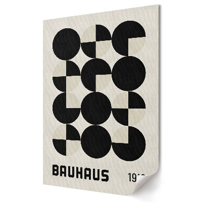 Bauhaus stílusú minimalista dizájn poszter