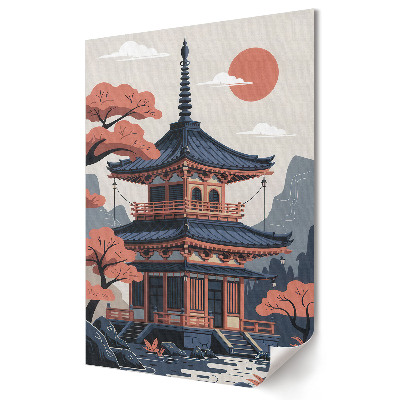 Plakát nyomtatás Nyugalom egy japán zen tájban